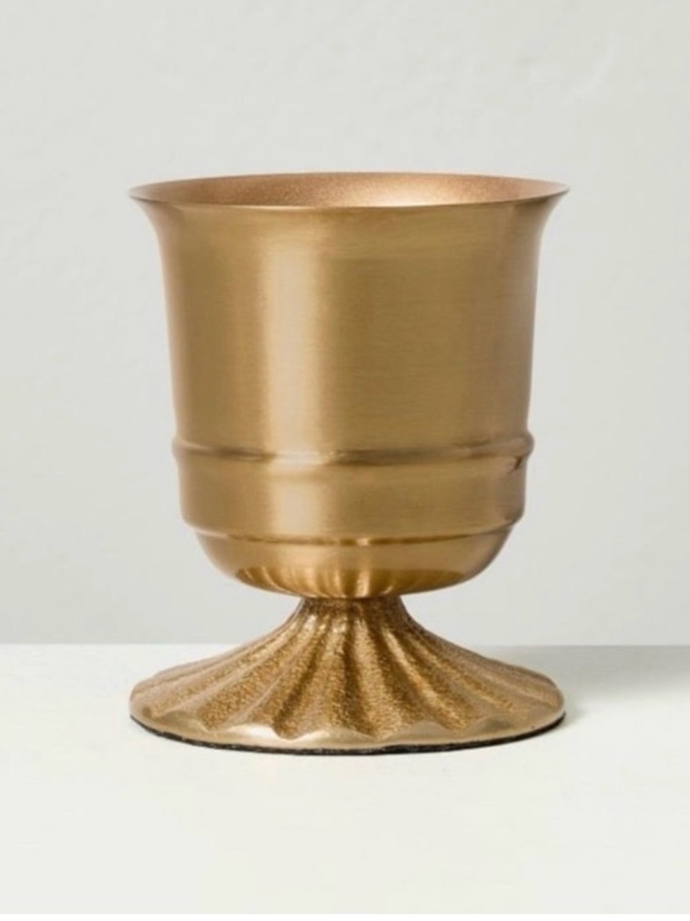 Hearth & Hand Gold and Black Round Toothpick Holder NWT